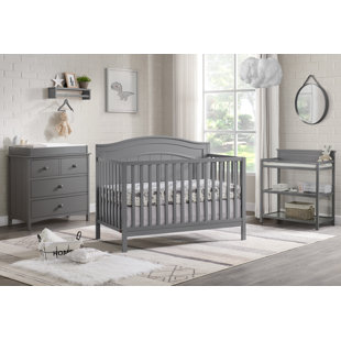 Gray Baby Cribs | Wayfair